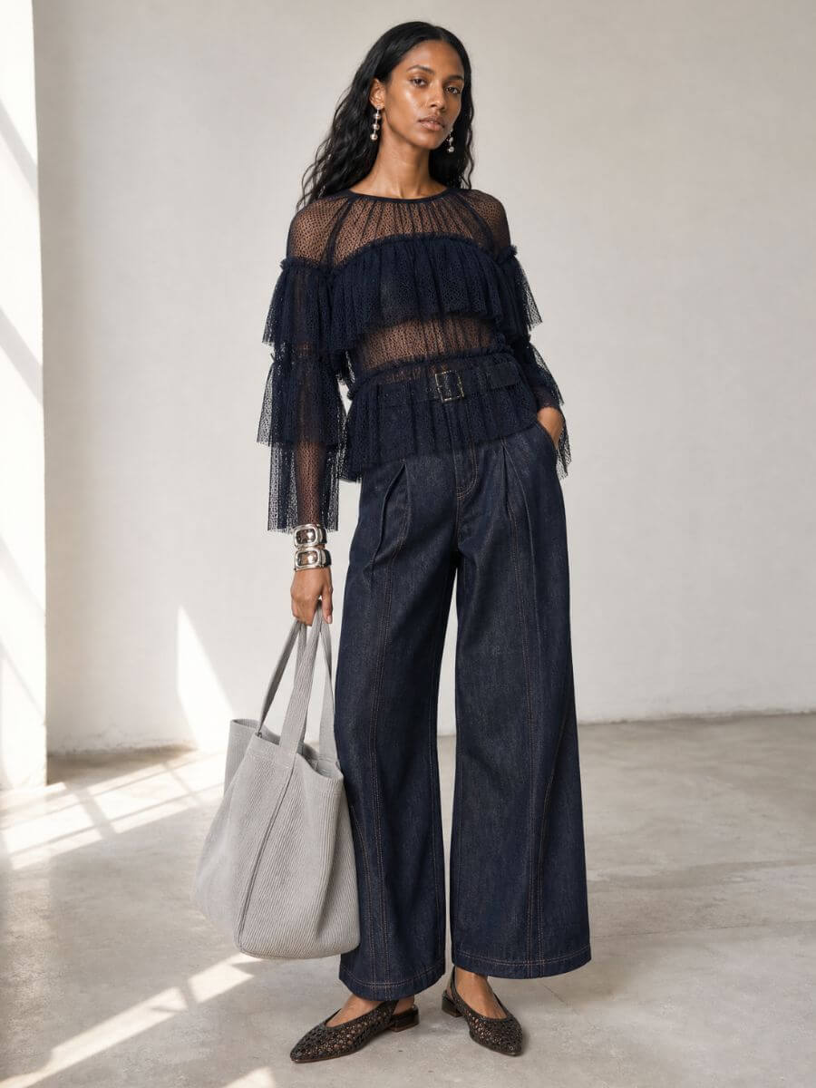 Munthe - Naria Top - Navy