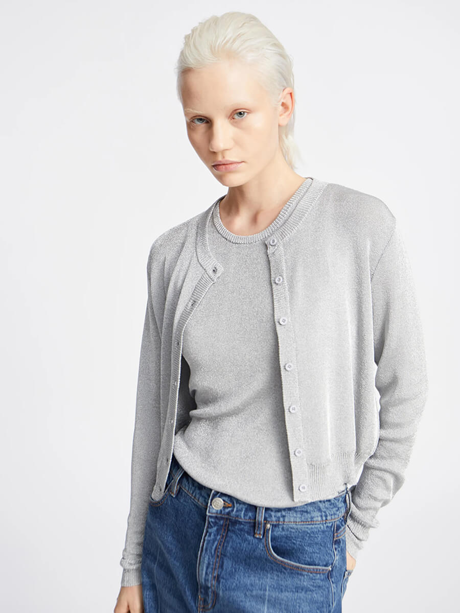 Munthe - Parkster Knit - Silver 2