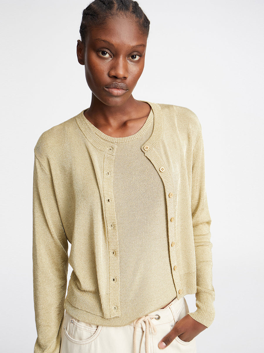 Munthe - Parli Cardigan - Gold