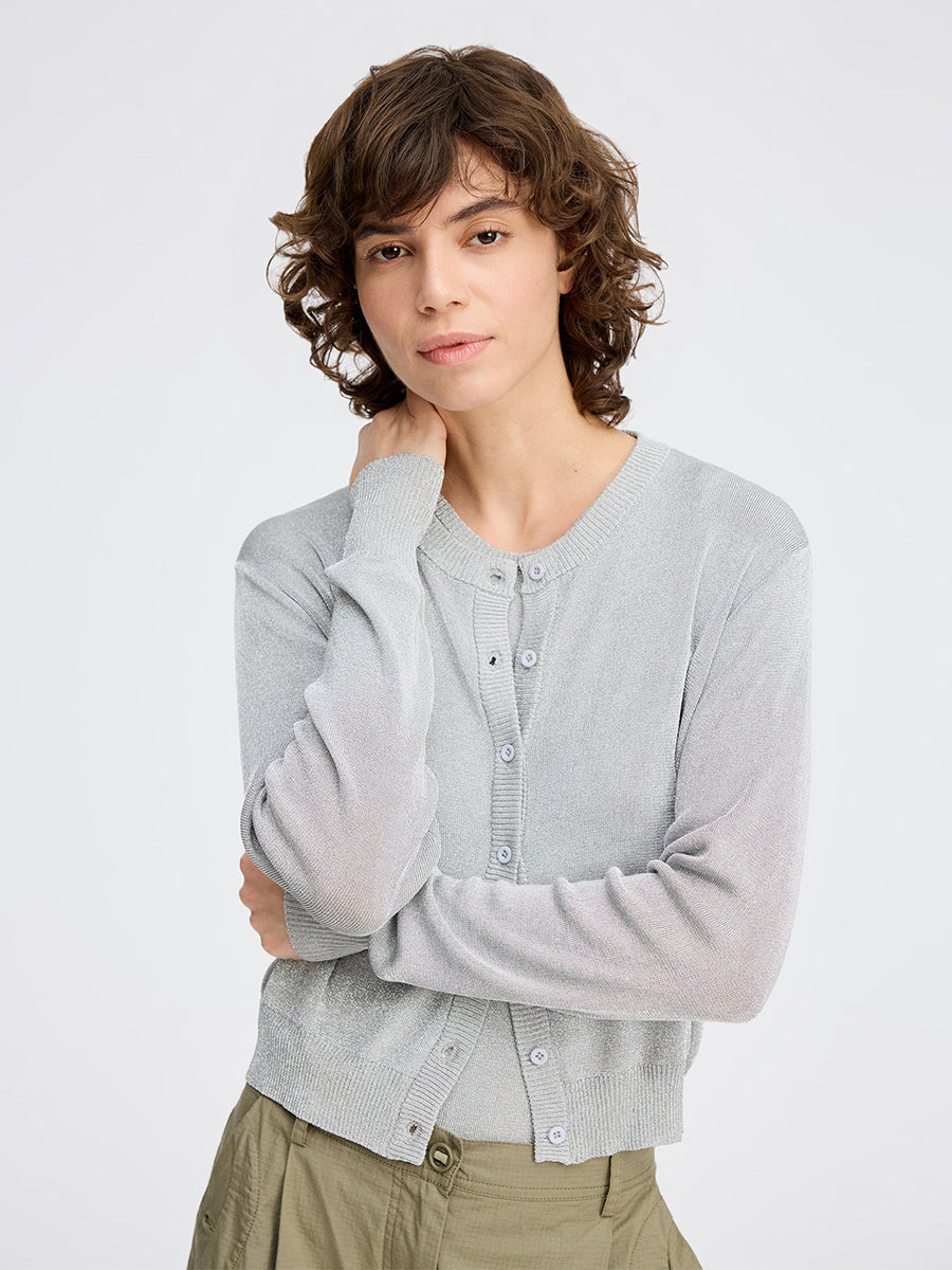 Munthe - Parli Cardigan - Silver