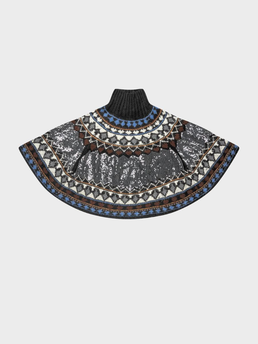 Munthe - Verst Poncho - Mix Black
