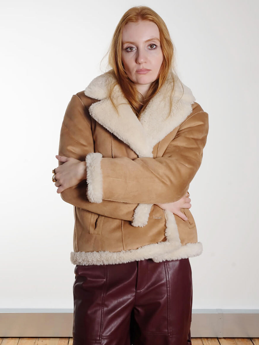Nuelliota Reversible Coat - Cognac