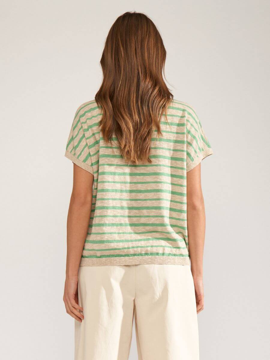 NUMPH
Kiki Boatneck Pullover - Absinthe Green