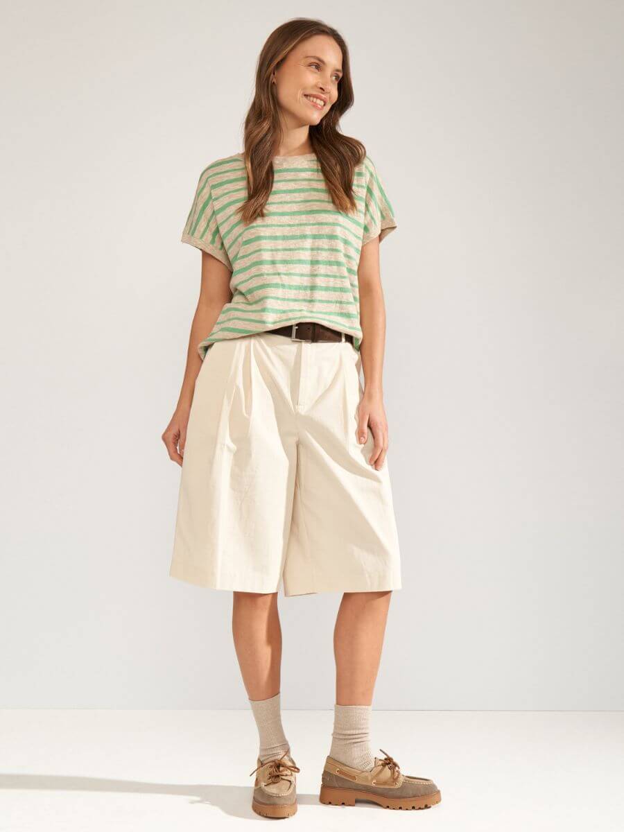 NUMPH
Kiki Boatneck Pullover - Absinthe Green