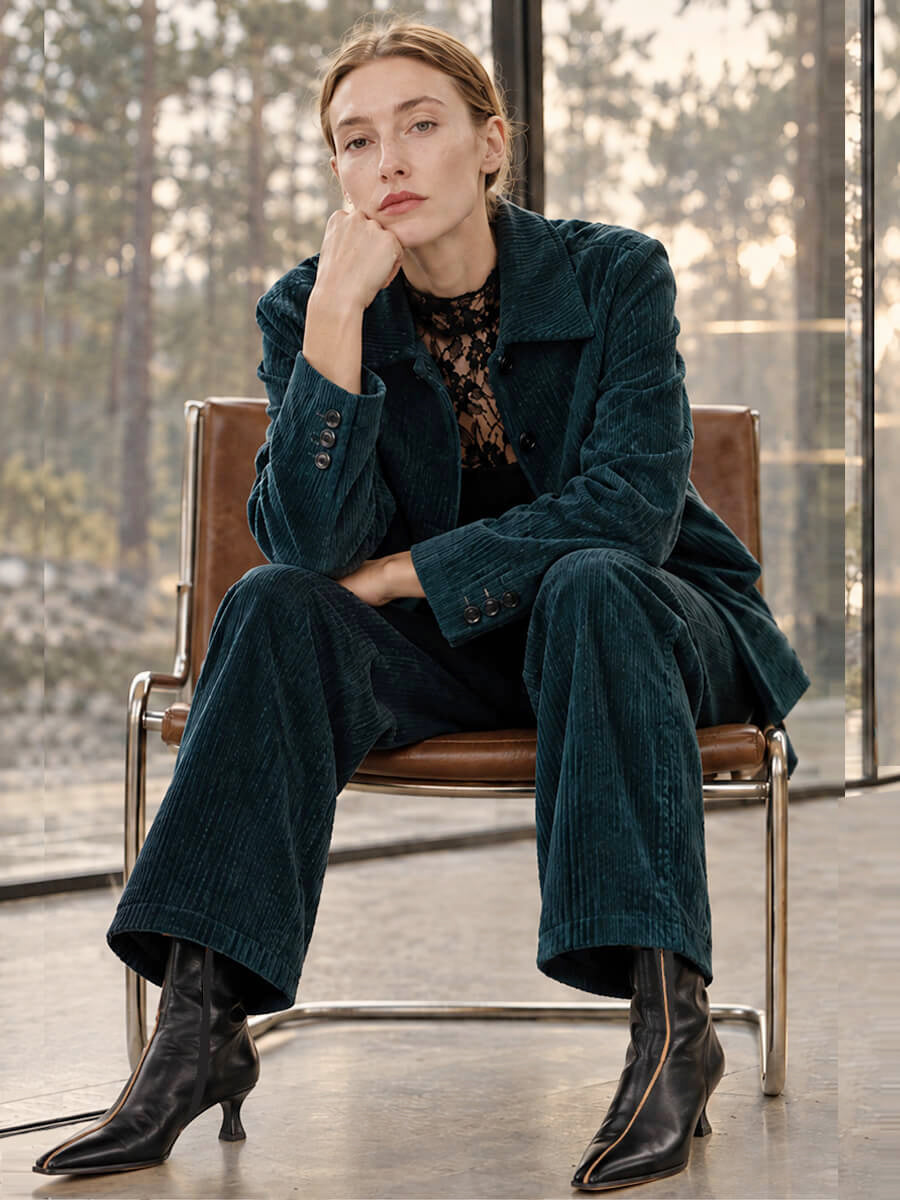  Baum und Pfedgarten  - Nara Trousers - Bottle Dark Green