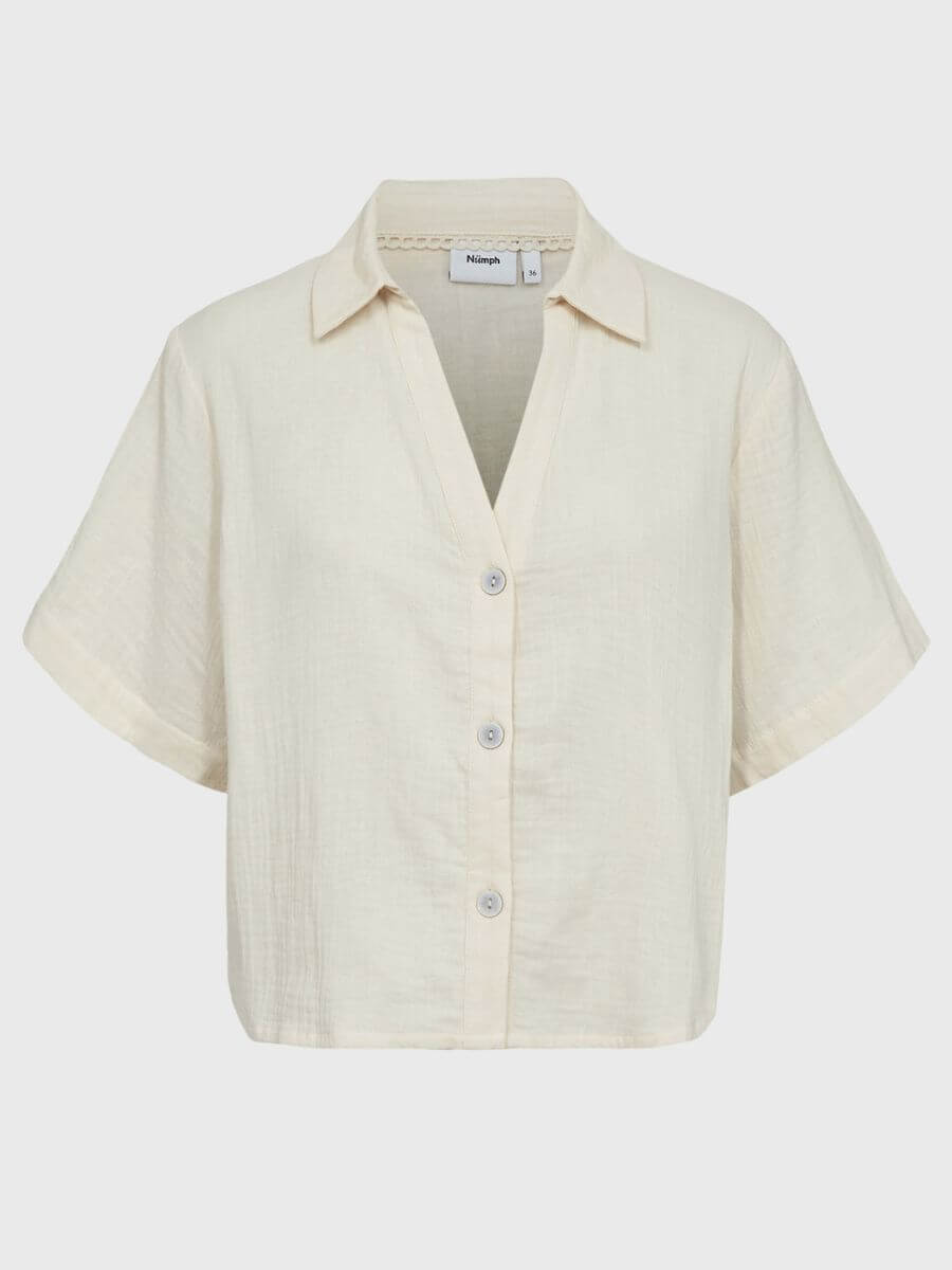 NUMPH
Nathalia SS Shirt - Whitecap Grey