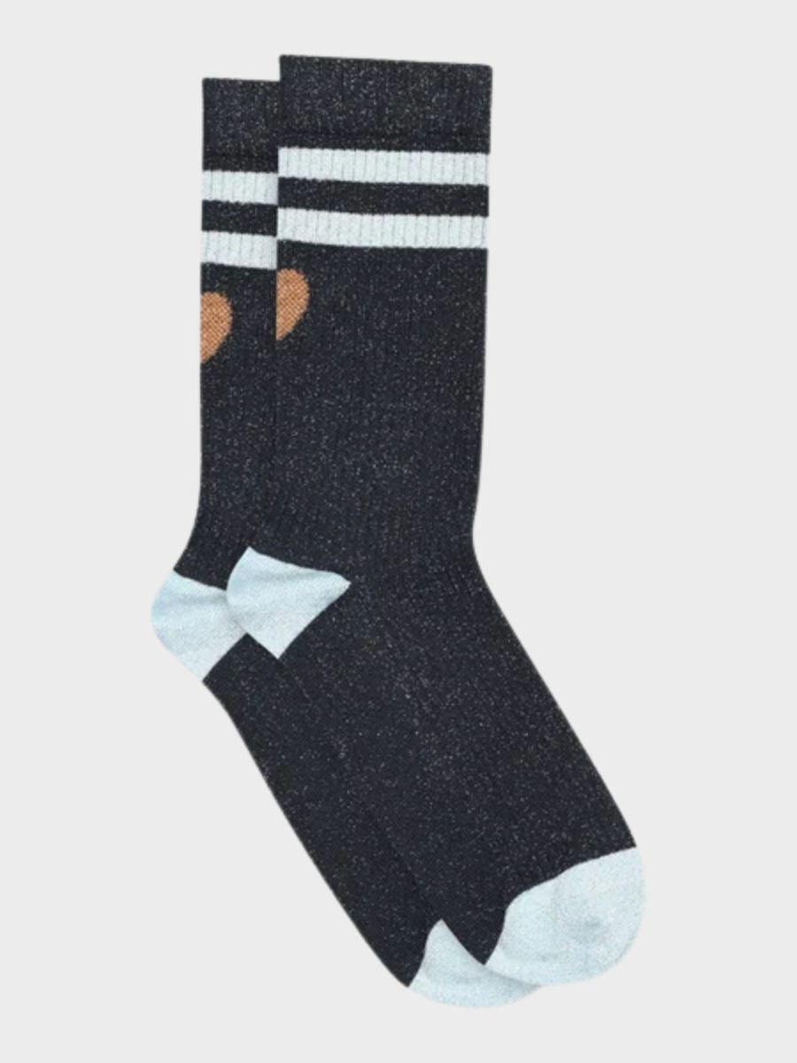 Elga Glitter Socks - Navy