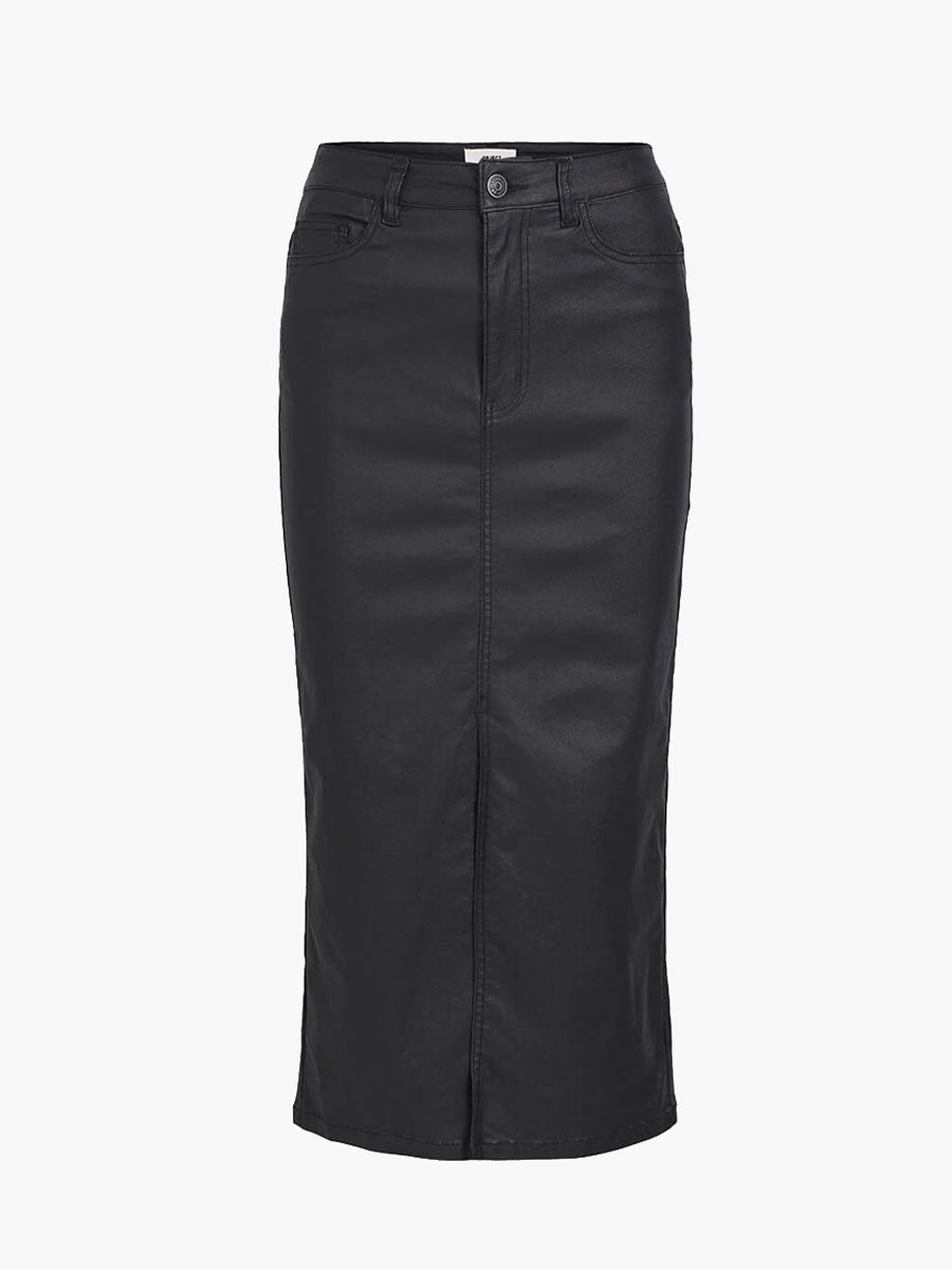 Object Naya Coated Midi Skirt