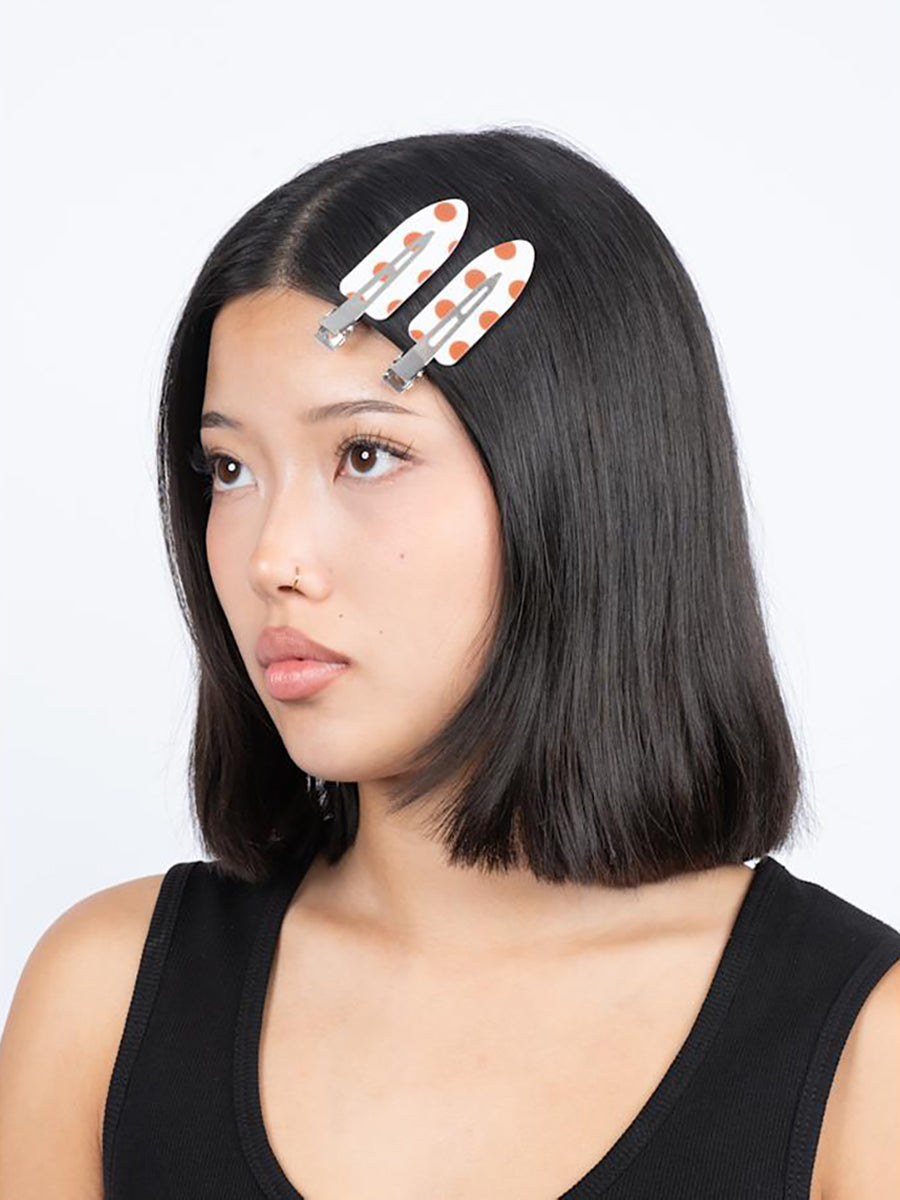 SUI AVANo Crease Sprinkle Clips  - Set of 2 - Brown