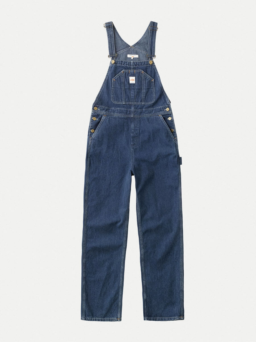 Nudie Jeans Astrid Denim Dungarees Utility Denim