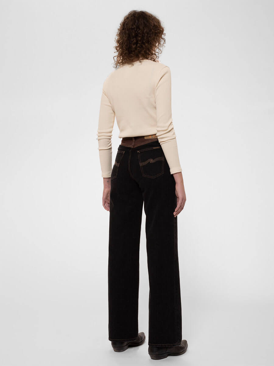 Nudie Jeans - Clean Eileen Jeans - Washed Out Black - Wild Swans