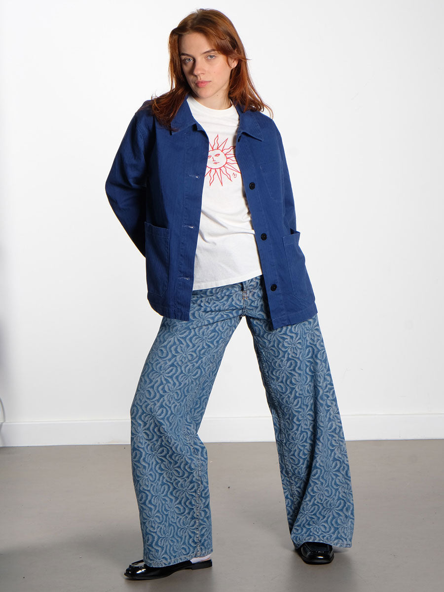 Nudie-Jeans-Lovis-Herringbone-Jacket-_-Joni-T-shirt-