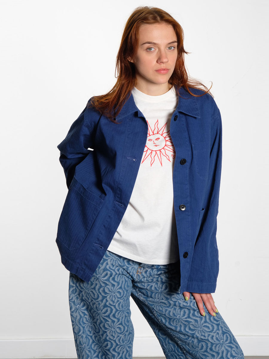 Nudie-Jeans-Lovis-Herringbone-Jacket-_-Joni-T-shirt