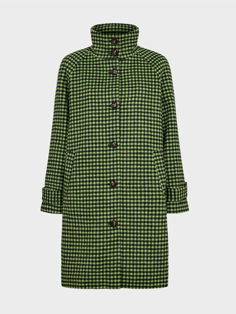 NUMPH
Nuliba Check Coat - Jasmine Green