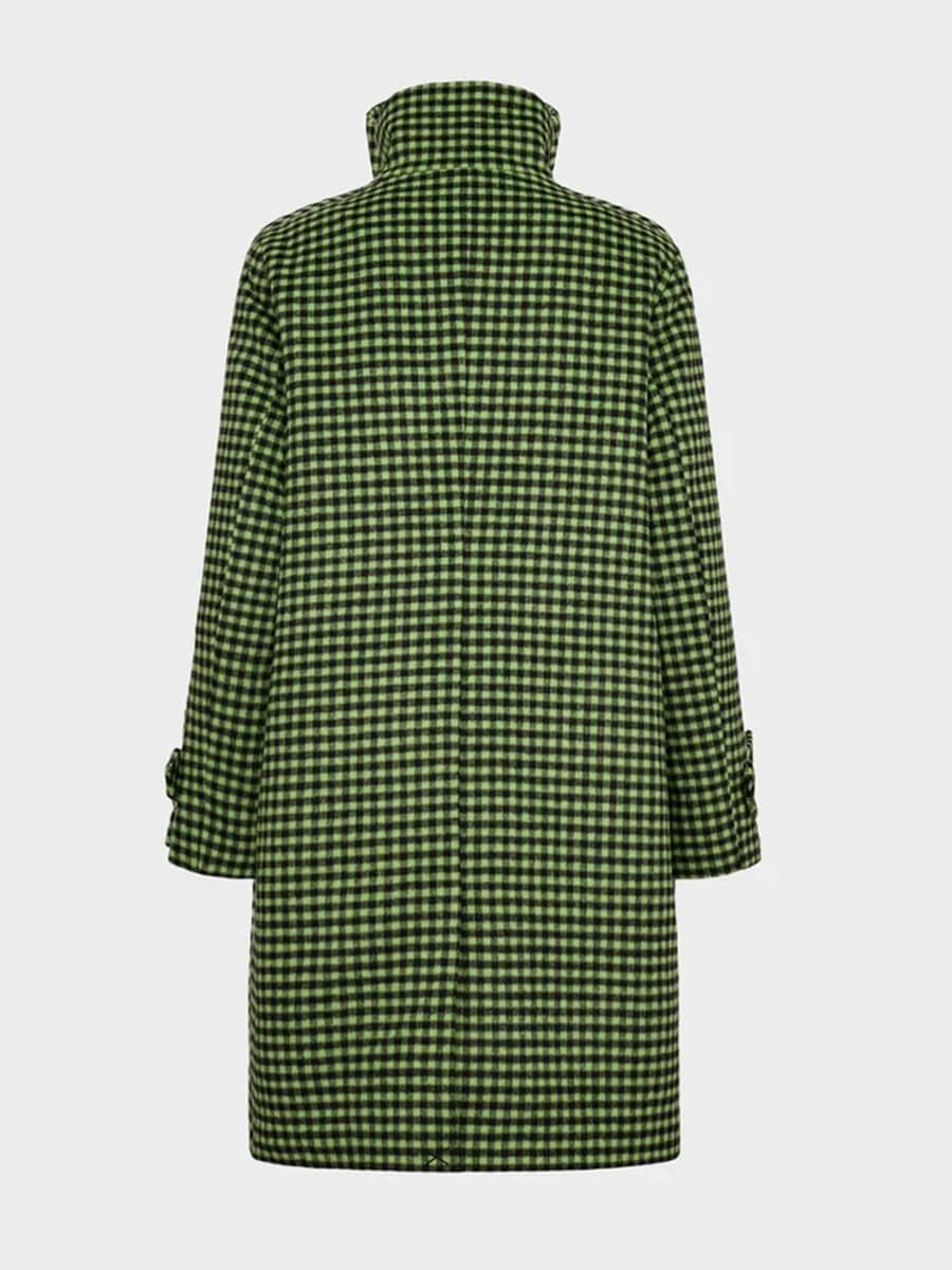 NUMPH
Nuliba Check Coat - Jasmine Green