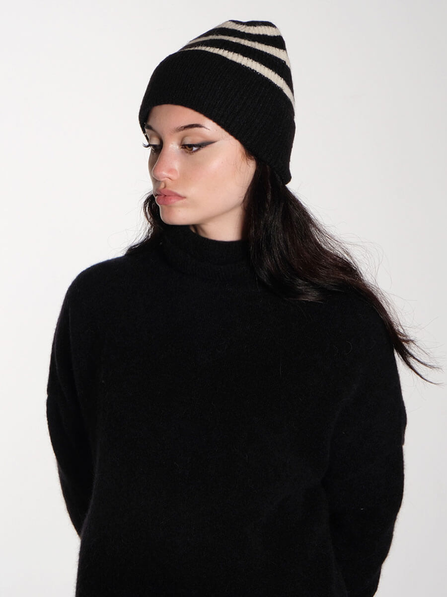 NUMPH - Nudaria Knitted Hat - Caviar