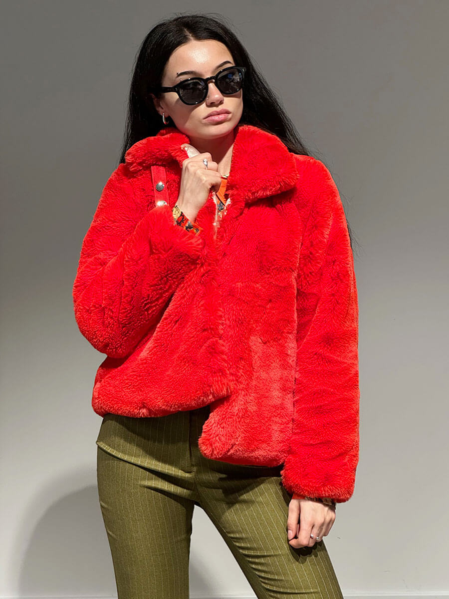 Nuwinda Coat - High Risk Red