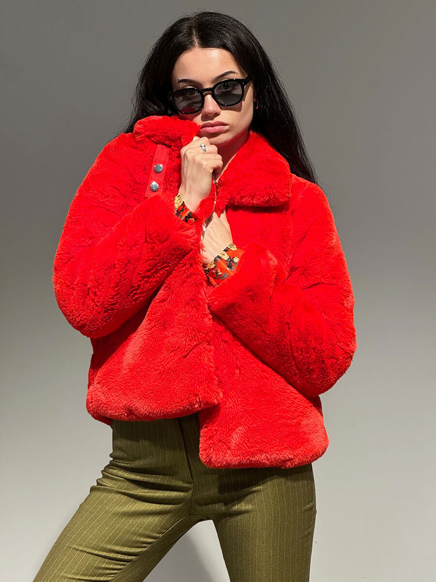 Nuwinda Coat - High Risk Red