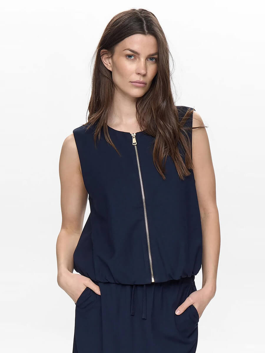 Numph Julia Vest - Dark Saphire