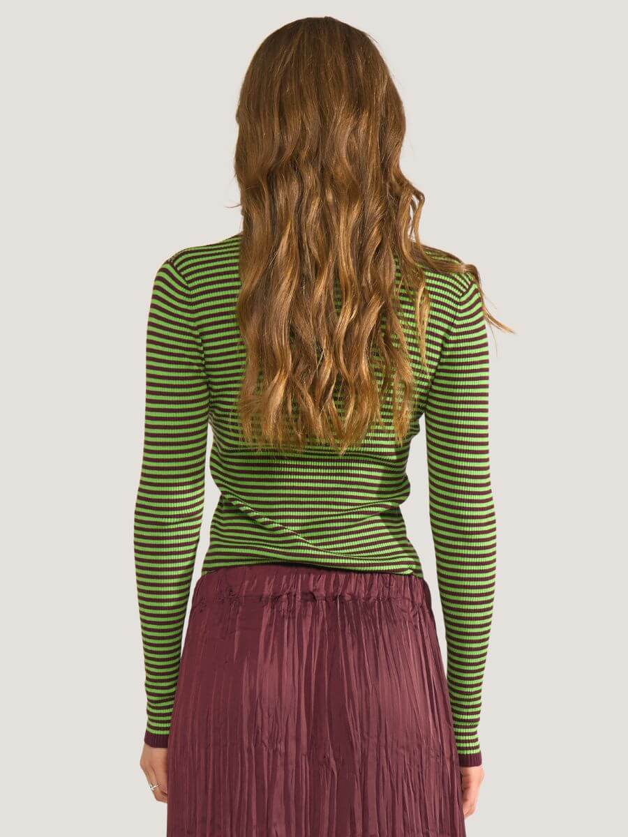 Numph - Filina Pullover - Fig back view
