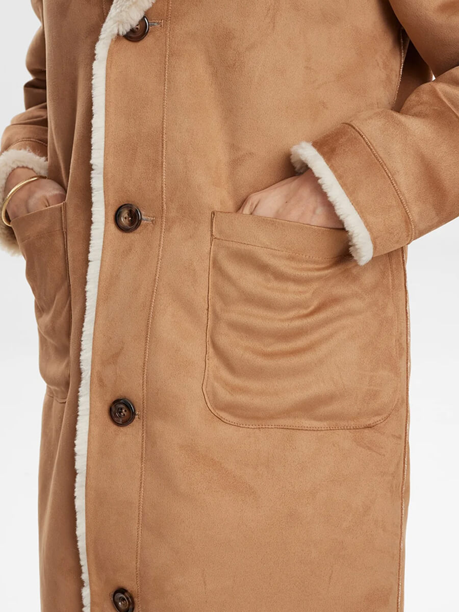 Numph - Nuelliot Reversible Coat - Cognac