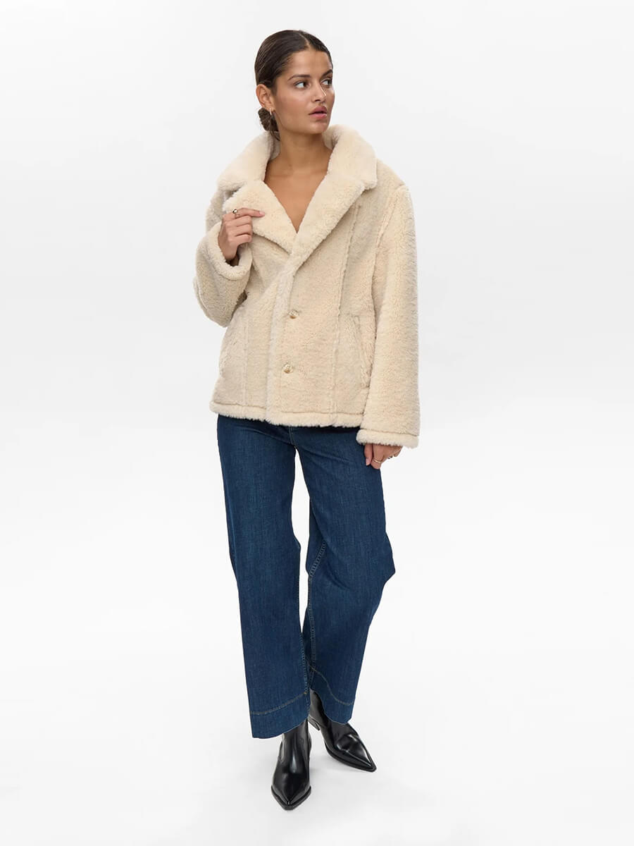 Numph - Nuelliota Reversible Coat - Cognac