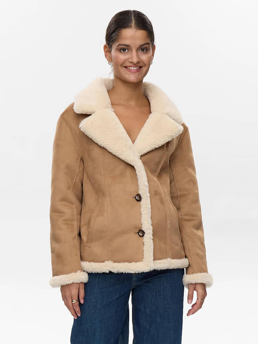 Nuelliota Reversible Coat - Cognac