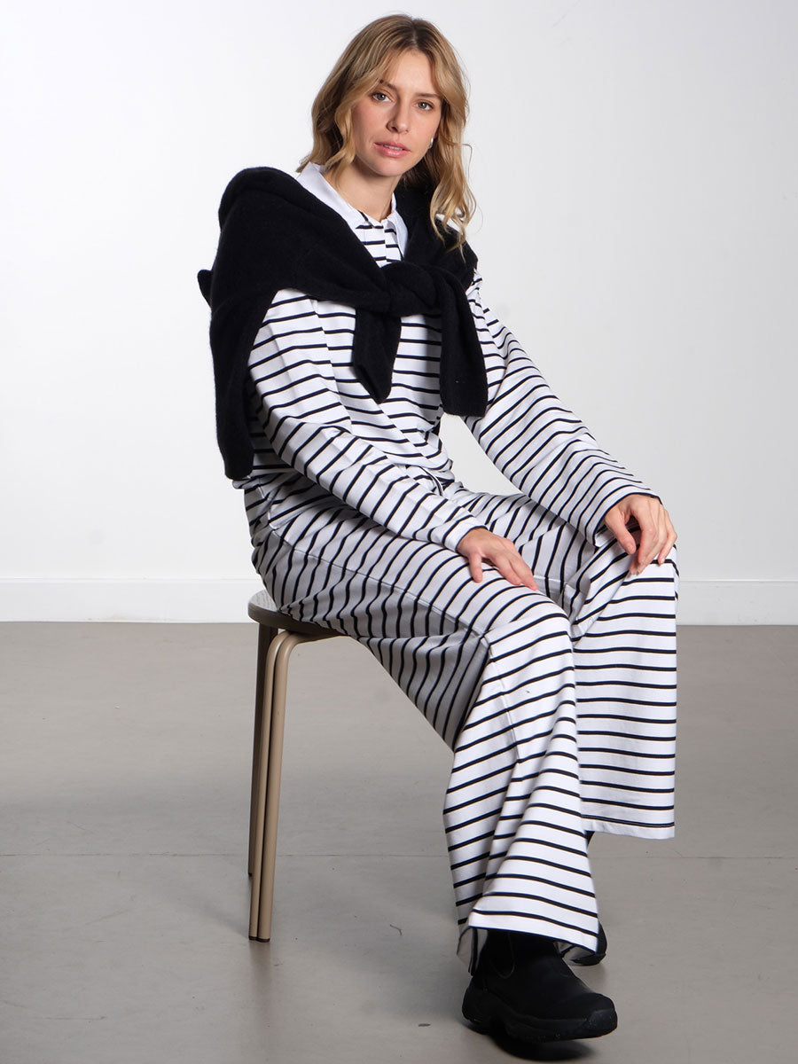 OBJECT-Linea-Striped-Polo-Shirt-Trousers