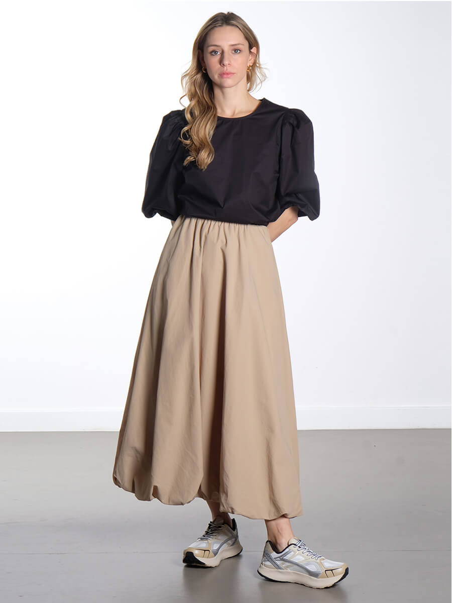 OBJECT
OBJAlda Balloon Maxi Skirt - Twill