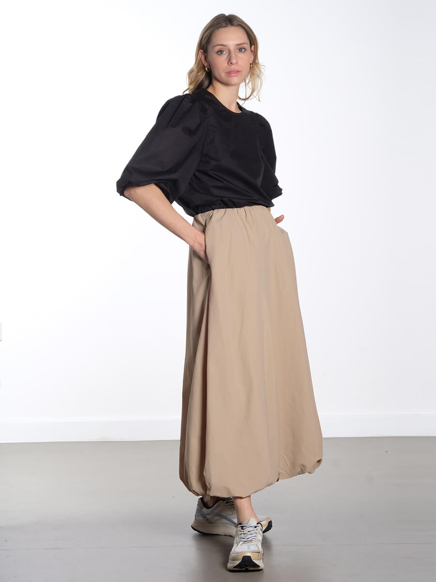 OBJECT
OBJAlda Balloon Maxi Skirt - Twill