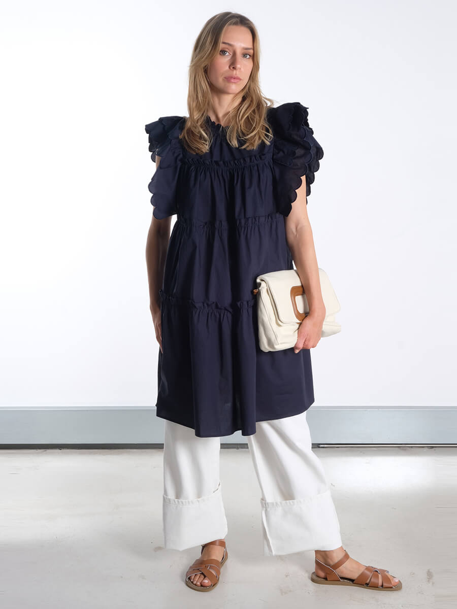 OBJECT
OBJHope Ruffled Mini Dress - Sky Captain