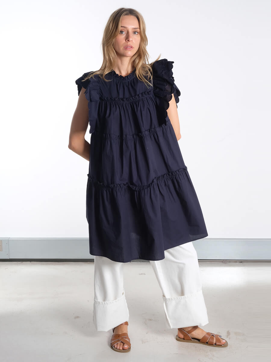 OBJECT
OBJHope Ruffled Mini Dress - Sky Captain