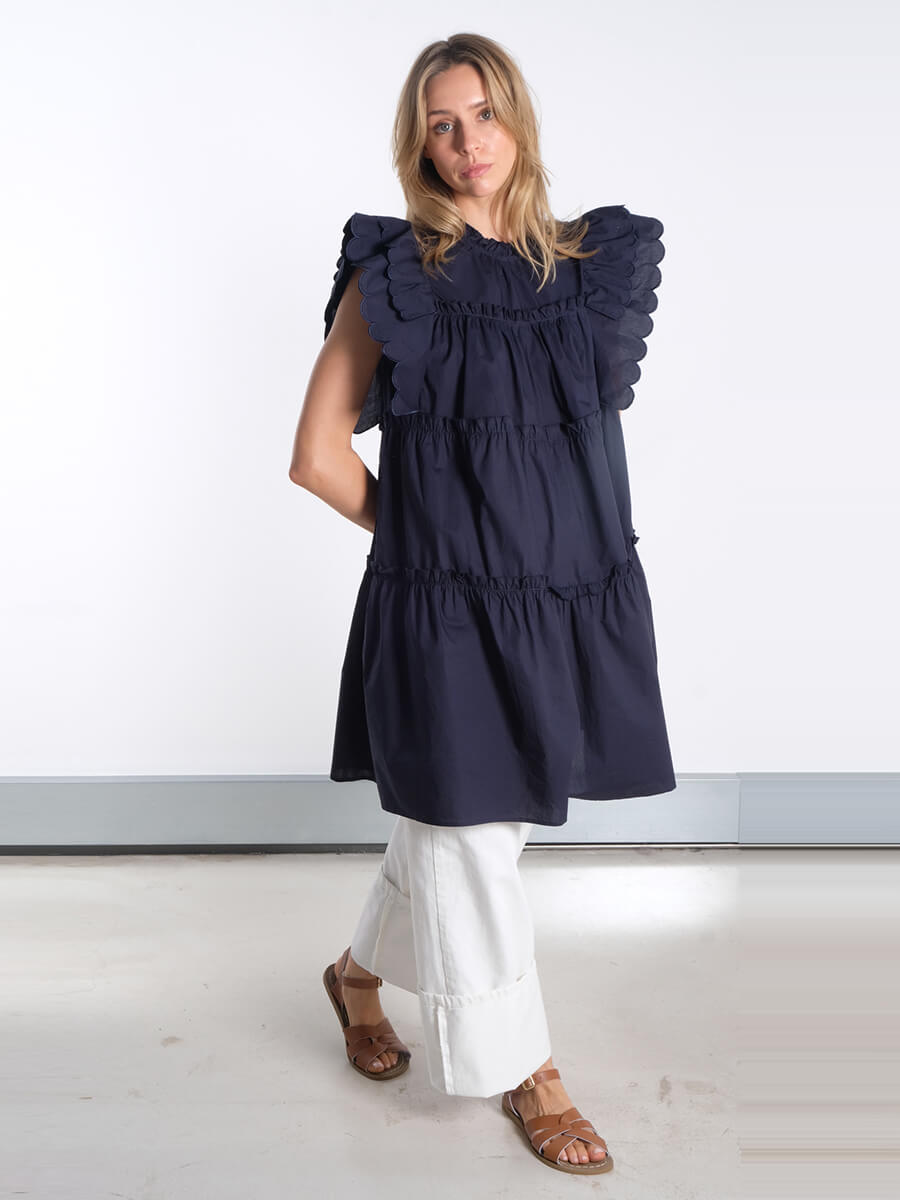 OBJECT
OBJHope Ruffled Mini Dress - Sky Captain