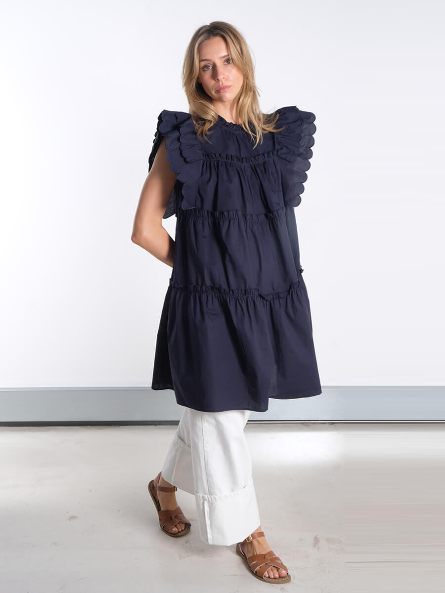OBJECT
OBJHope Ruffled Mini Dress - Sky Captain