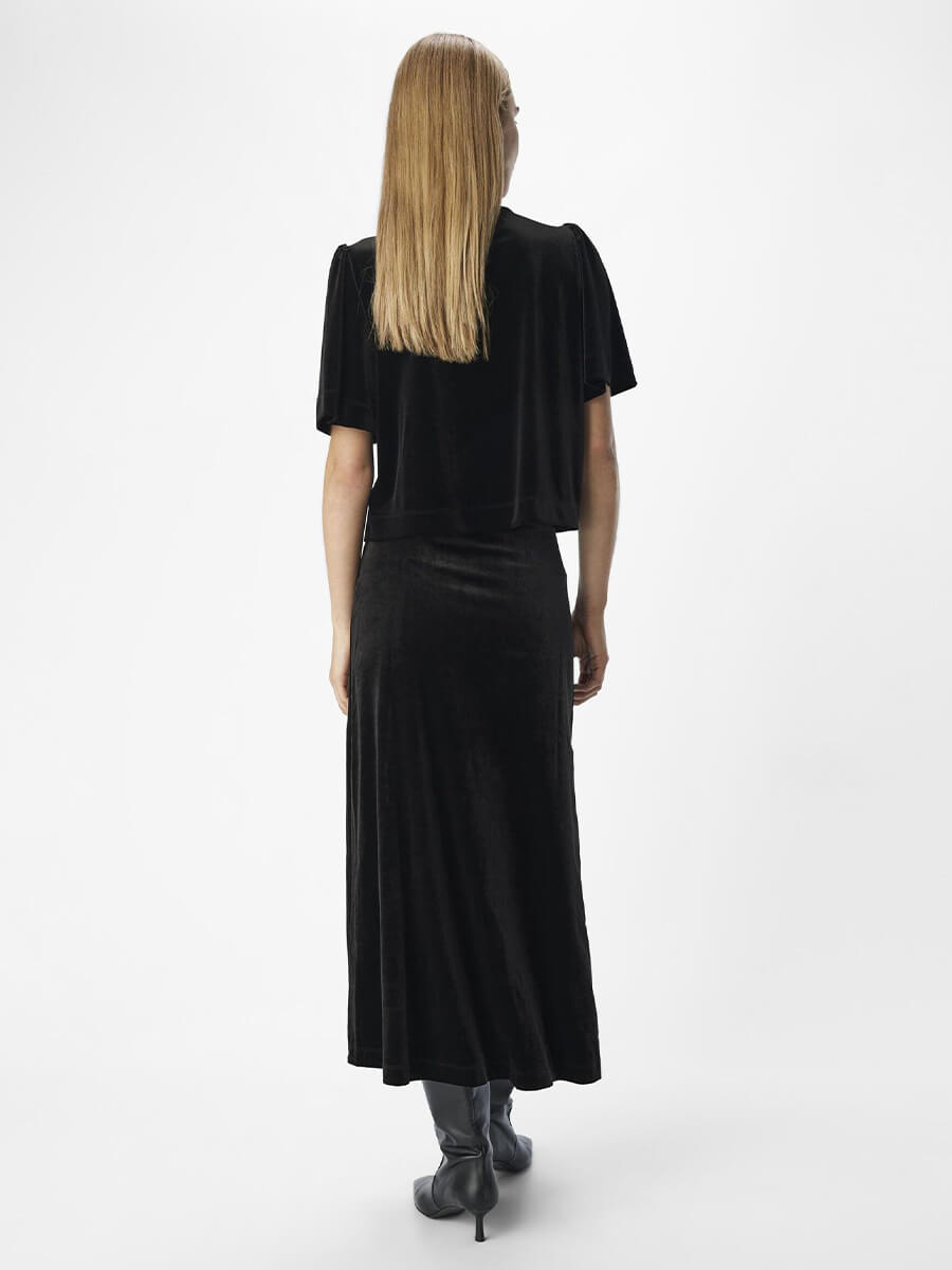 Object-Dit-Velvet-Skirt