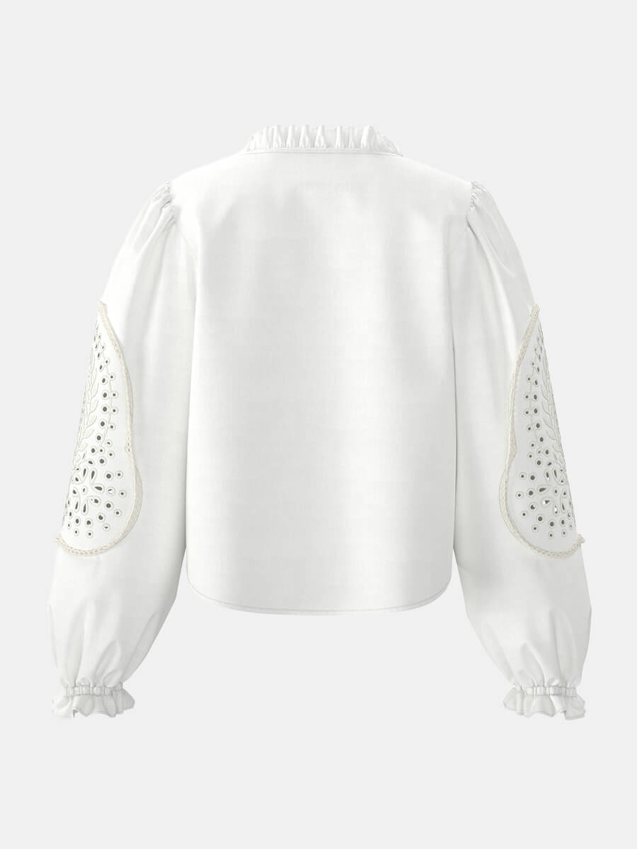 Object-Embroidered-Shirt-White-Sand