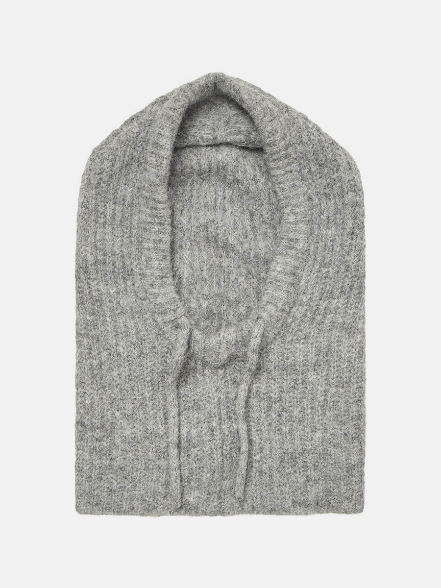 Object-Milu-Knitted-Balaclava-Light-Grey-Melange