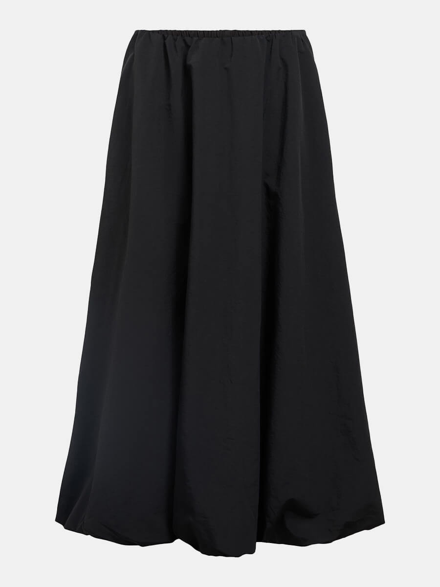 Object-OBJAlda-Balloon-Maxi-Skirt-Black