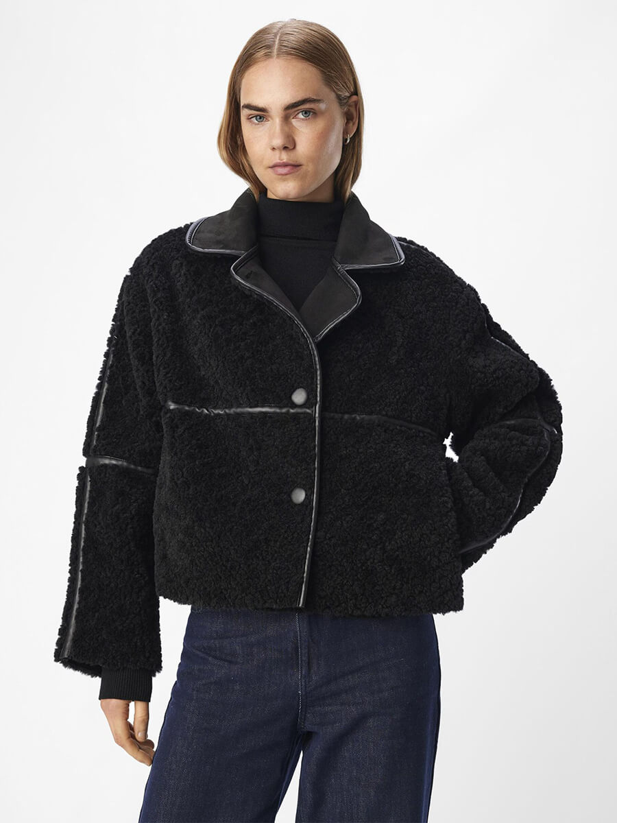 Object-OBJOpal-Faux-Fur-Jacket-Black