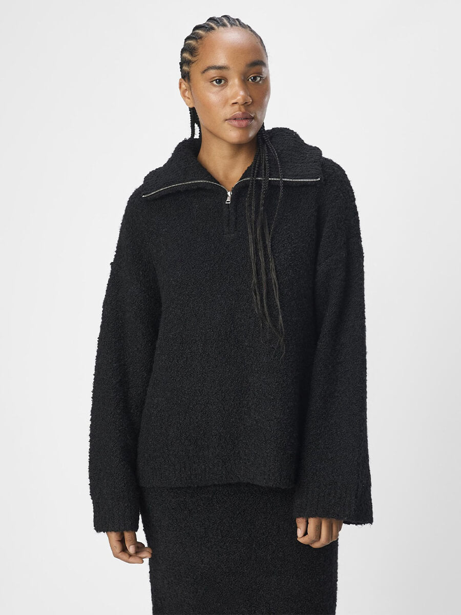 Object-OBJTotalya-Half-Zip-Pullover-Black