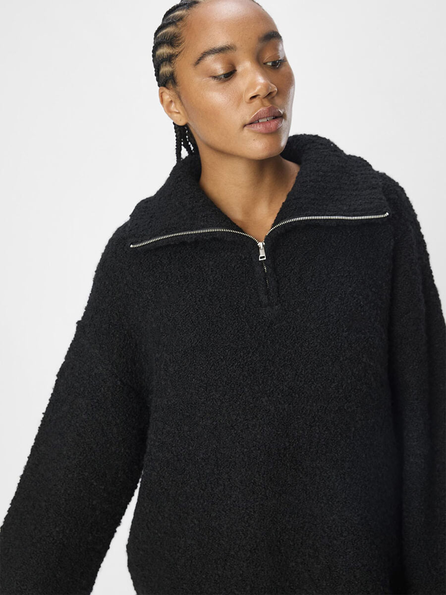 Object-OBJTotalya-Half-Zip-Pullover-Black