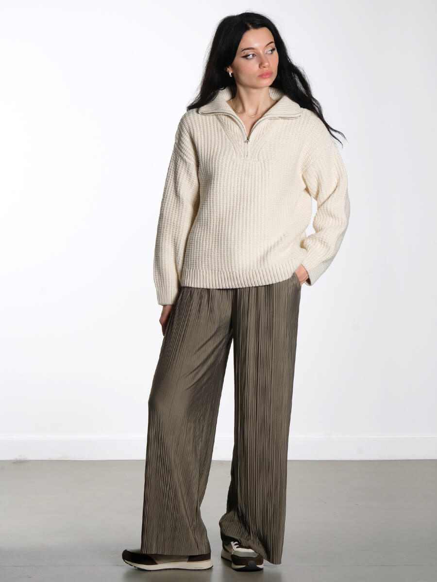 Object-Tina-Half-Zip-Knitted-Jumper