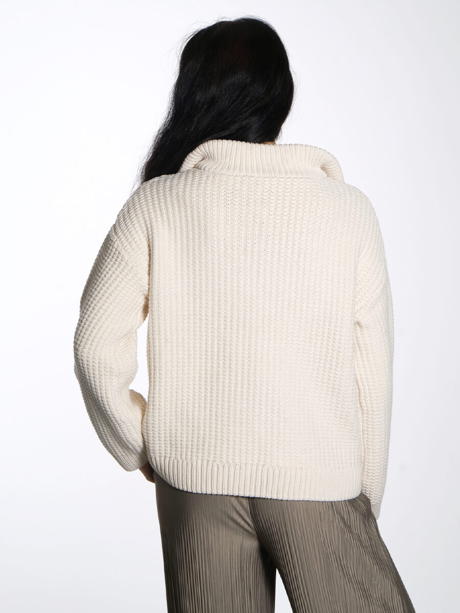 Object-Tina-Half-Zip-Knitted-Jumper