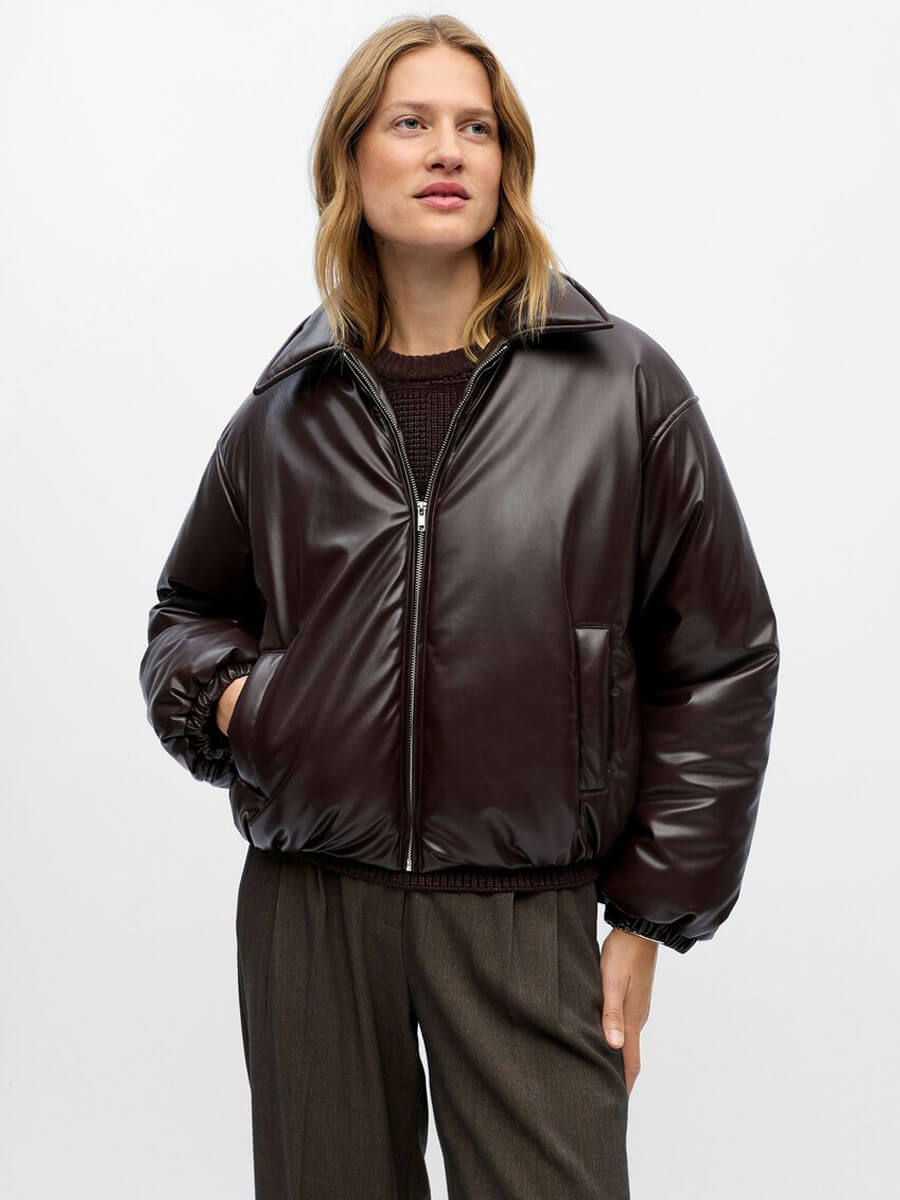 Cleo Coated Puffer Jacket