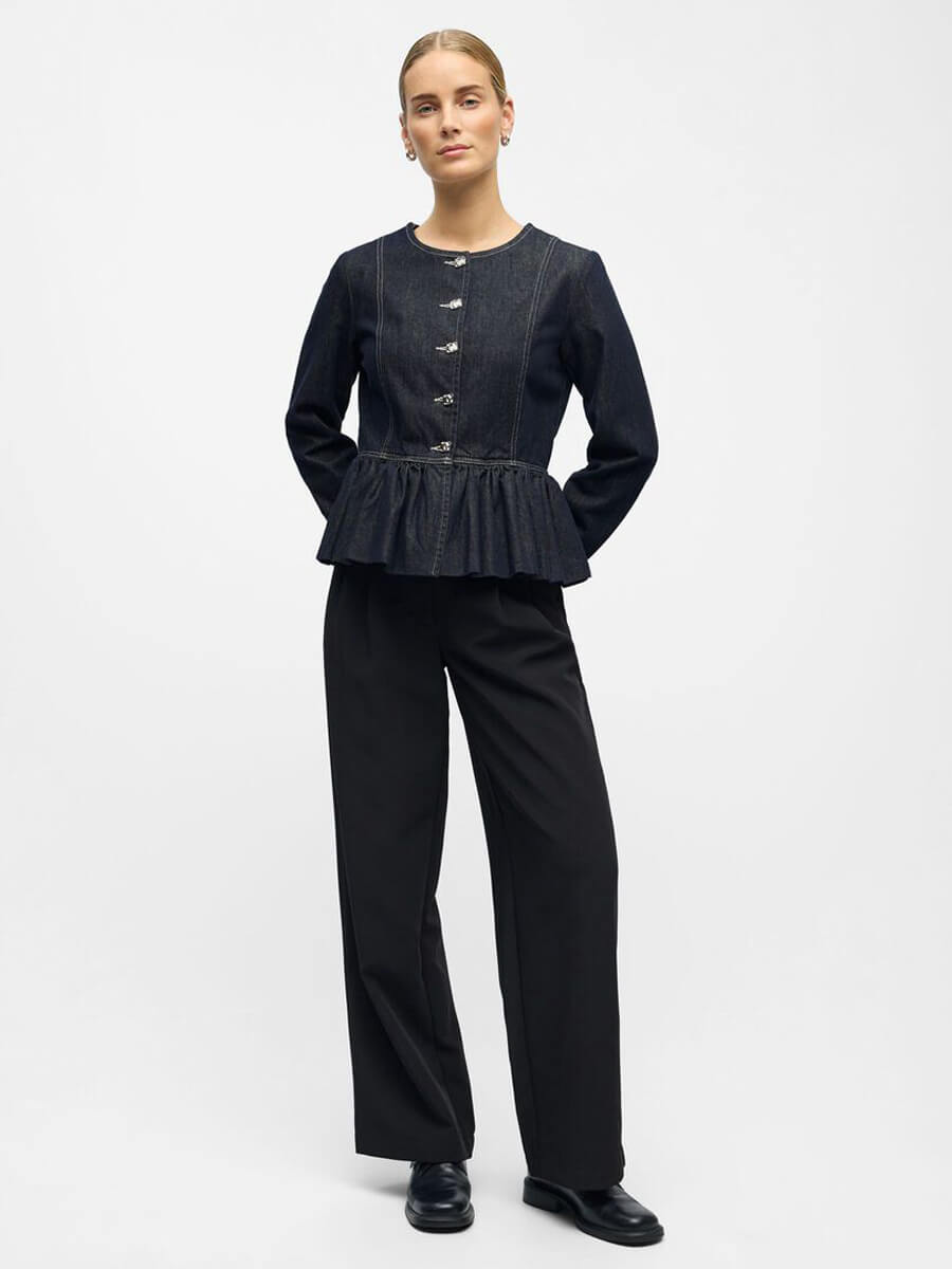 Object Janita Denim Blouse