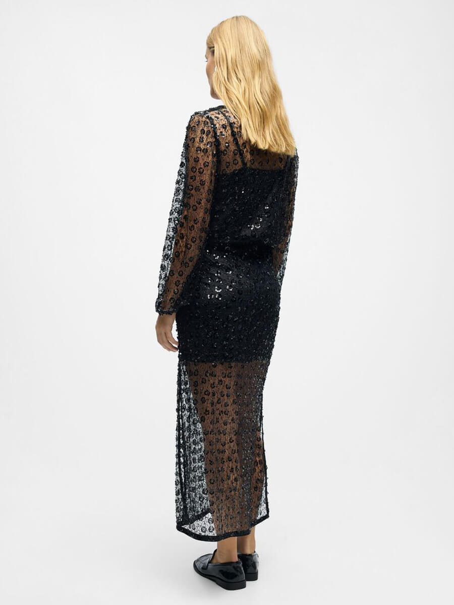 Object Maisy Lace Maxi Skirt