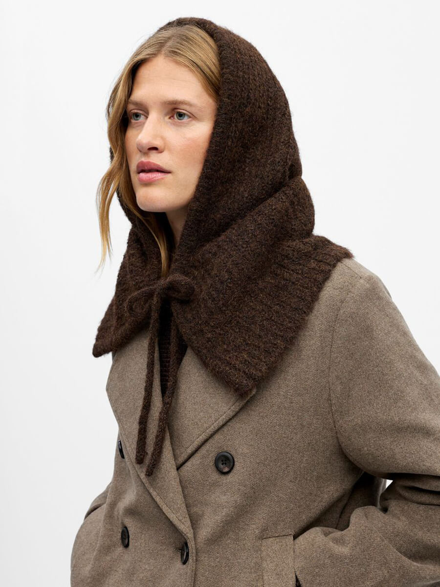 Object Milu  Bow Balaclava - Java- chocolate 