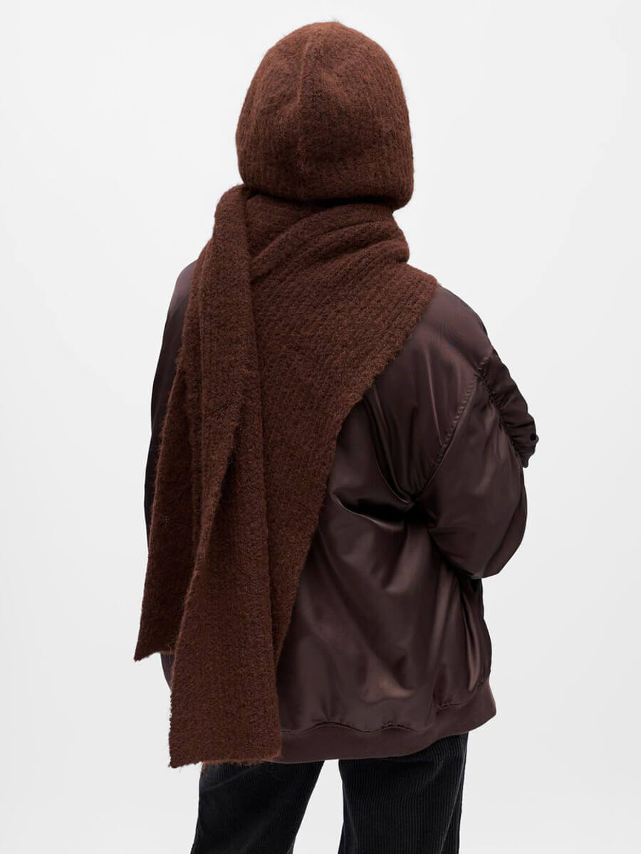 Object Milu Scarf Balaclava Seal Brown.