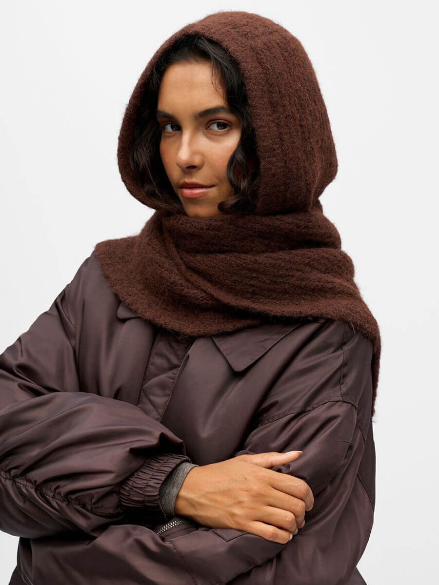 Object Milu Scarf Balaclava Seal Brown