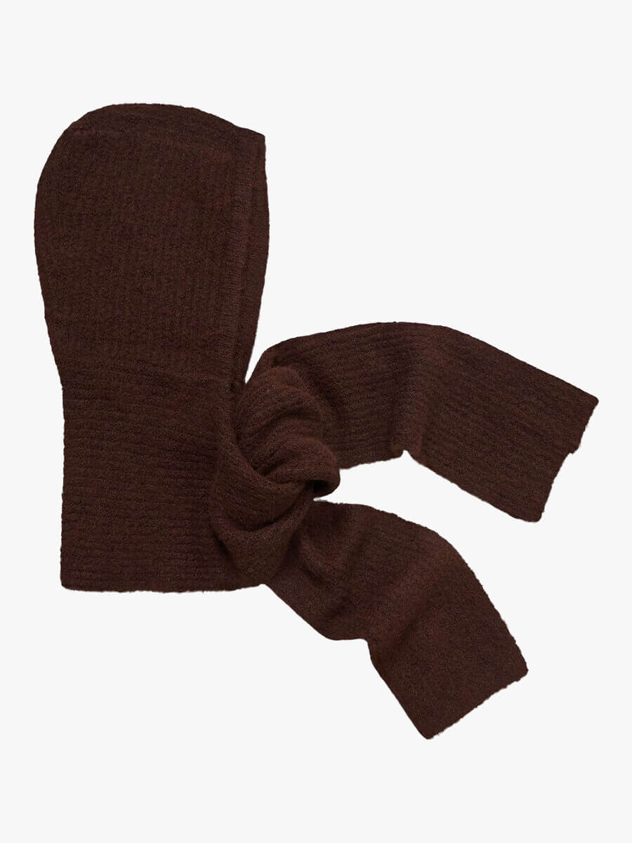 Object Milu Scarf Balaclava Seal Brown